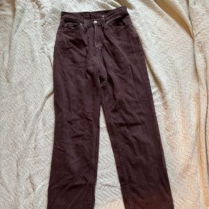Brown faded glory jeans